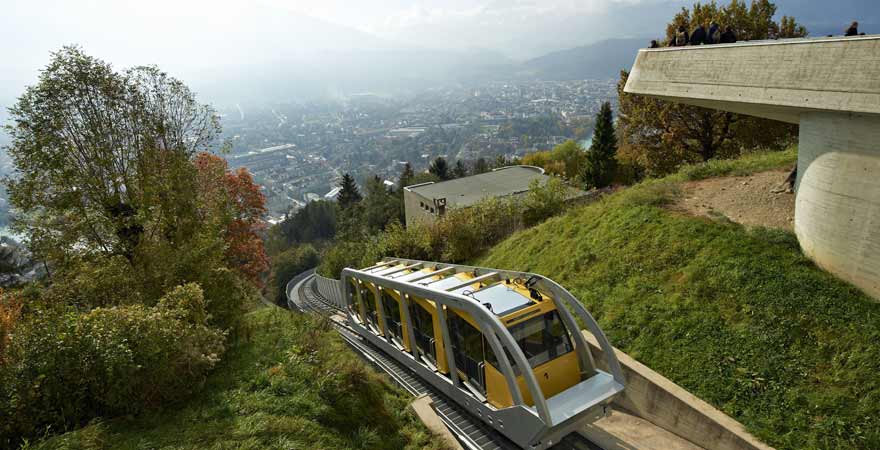 Nordkettenbahn in Innsbruck in Österreich