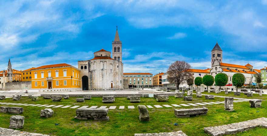 Römisches Forum in Zadar in Kroatien