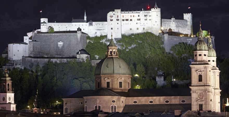 Salzburger Dom in Österreich in Salzburg