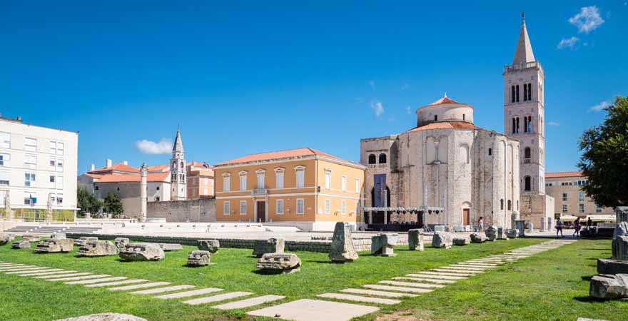 St Marys Church und Sv Donat in Zadar in Kroatien