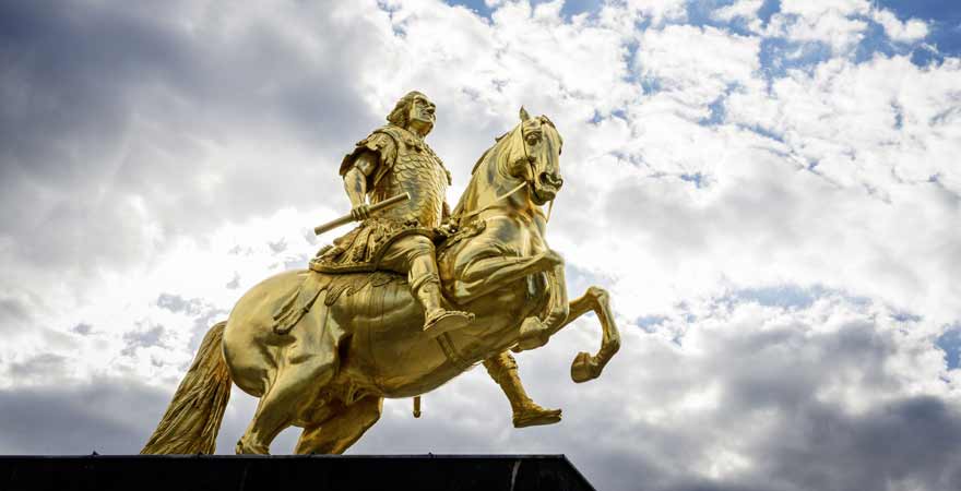 Goldener Reiter in Dresden