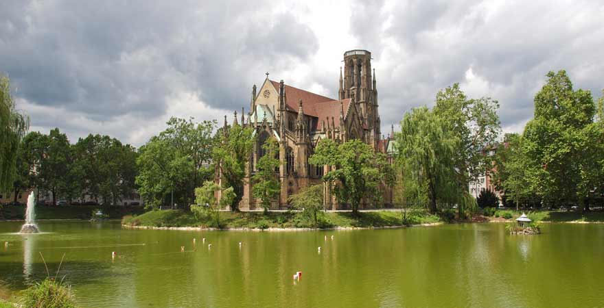 Johanneskirche am Feuersee in Stuttgart