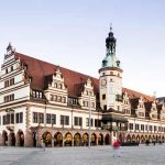 Marktplatz und Altes Rathaus in Leipzig