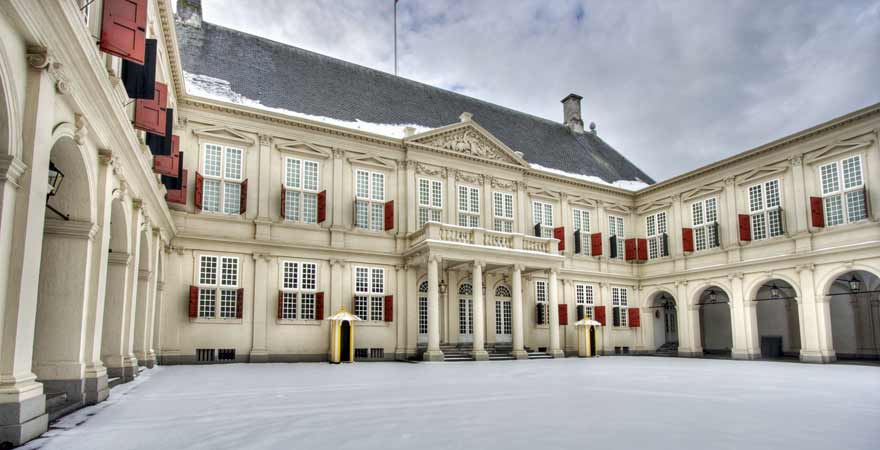 Palast Noordeinde in den-Haag in den Niederlanden