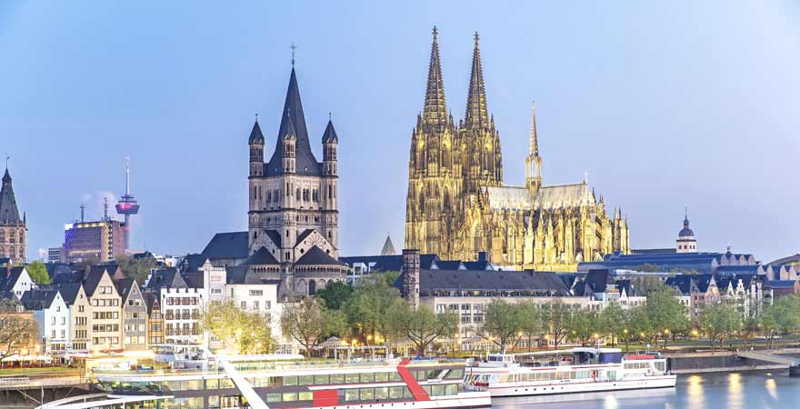 Köln mit Kölner Dom