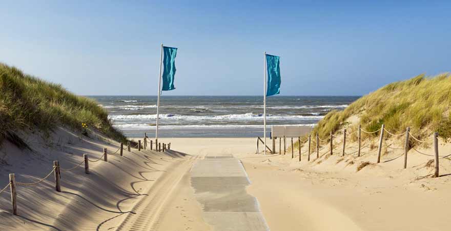 Strand bei Noordwijk in den Niederlanden