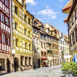 Weißgerbergasse in der Altstadt von Nürnberg