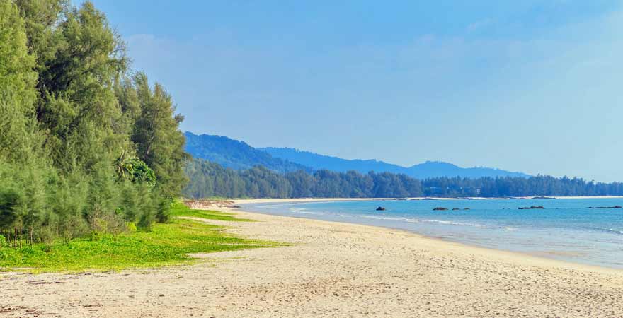 Bang Sak beach in Khao Lak