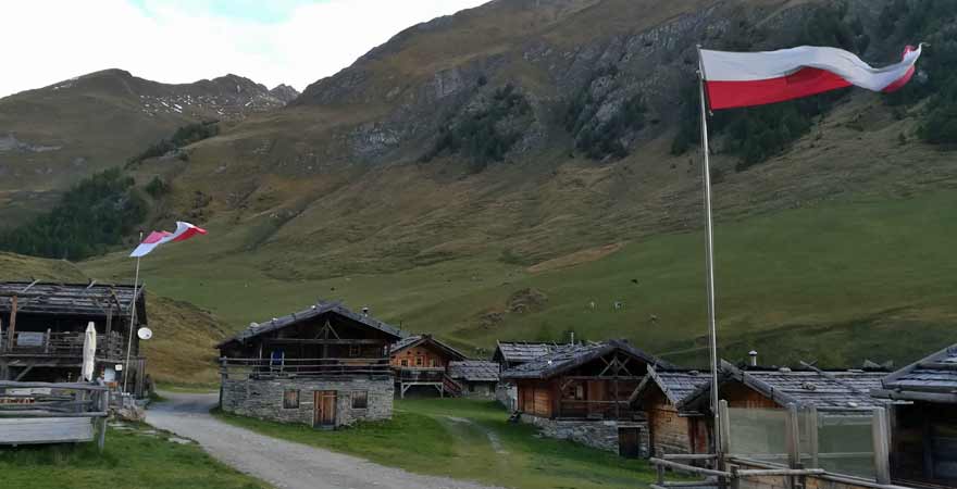 Fanealm in Vals in Südirol