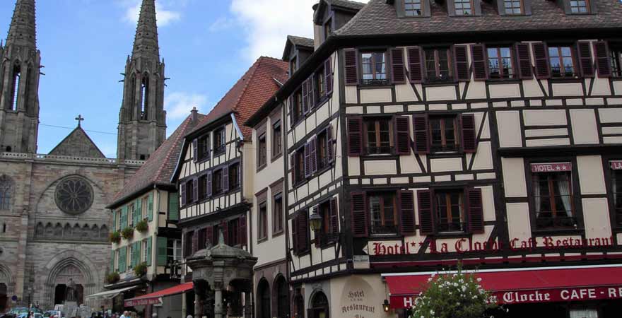 Obernai im Elsass in Frankreich