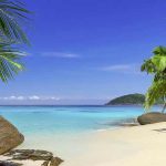 Sandstrand in Khao Lak in Thailand