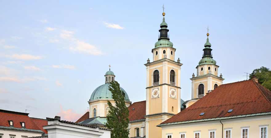 St Nikolaus Kathedrale in Ljubljana