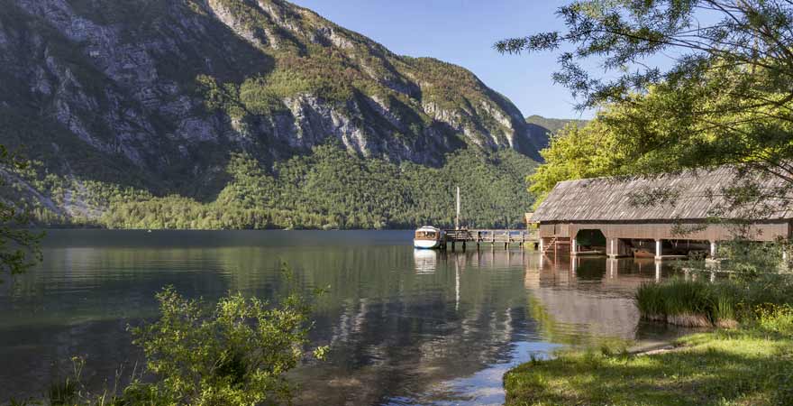 Wocheiner See in Slowenien