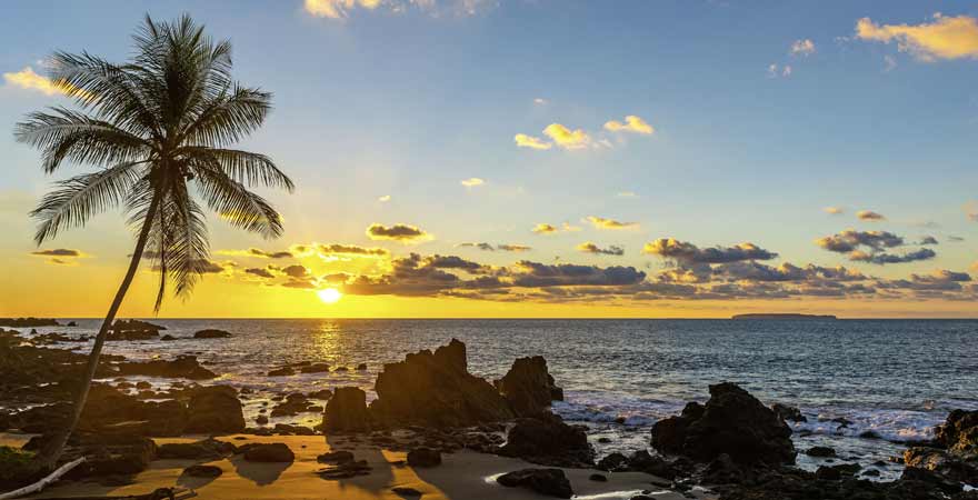Strand in Corcovado in Costa Rica