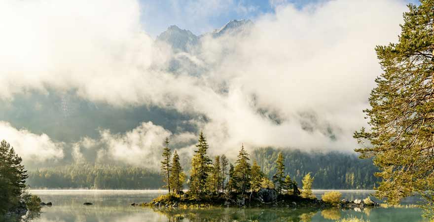 Eibsee im Herbst