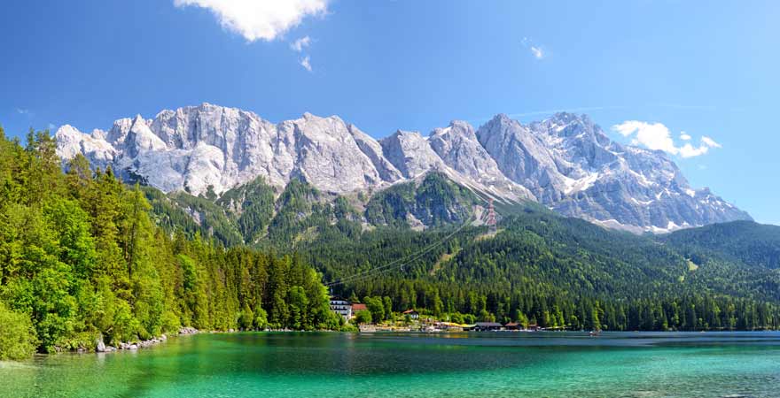 Eibsee und Zugspitze