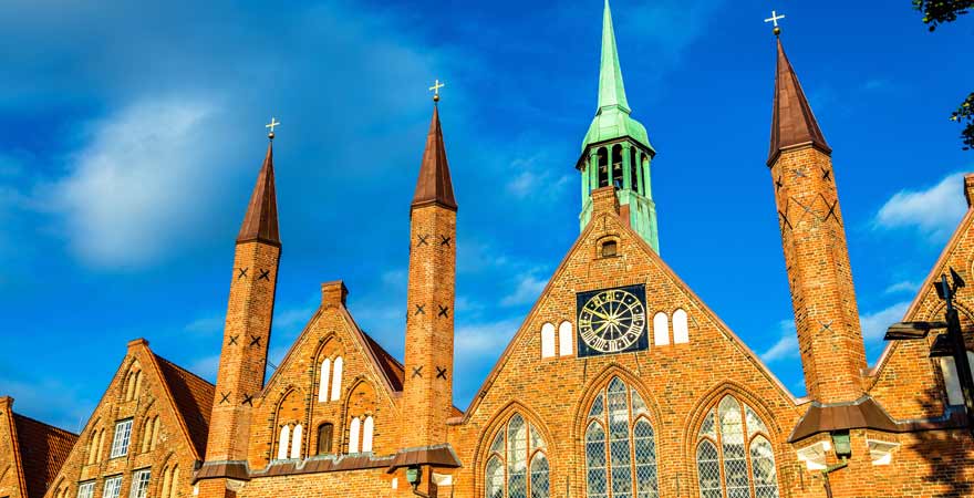 Heiligen Geist Hospital in Lübeck in Deutschland