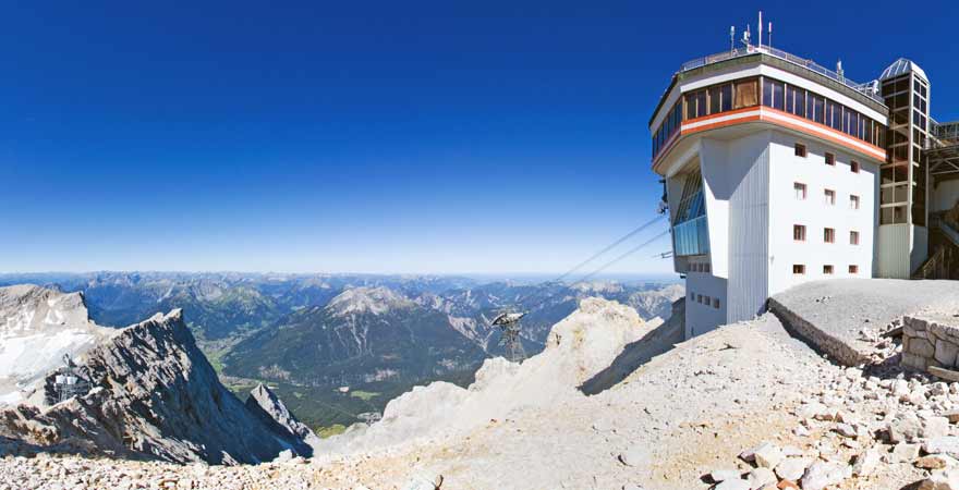 Seilbahnstation der Zugspitze