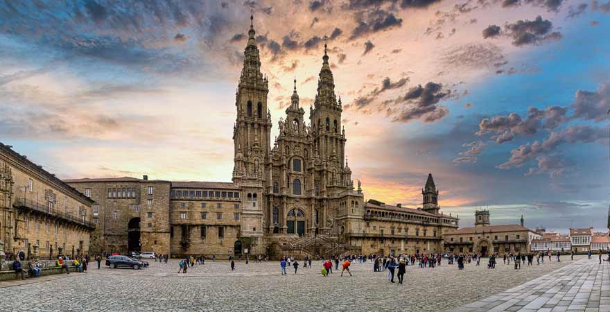 Kathedrale in Santiago de Compostela