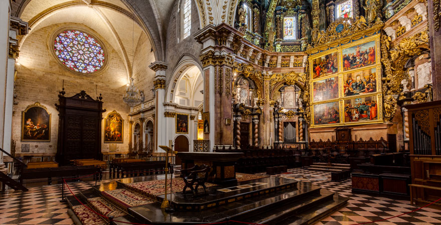 Innenbereich Kathedrale Valencia