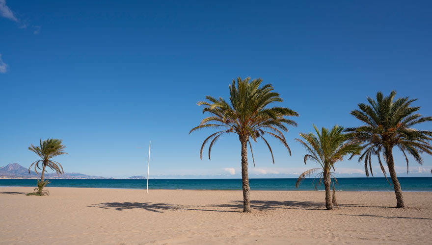 Strand in Alicante