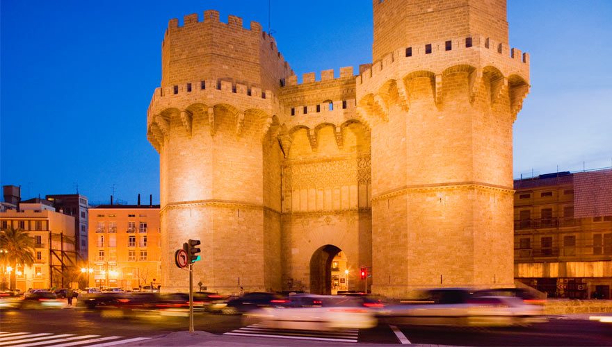 Torres de Serranos in Valencia