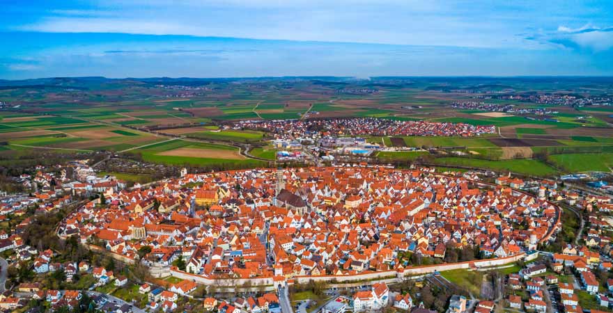 Nördlingen in Deutschland