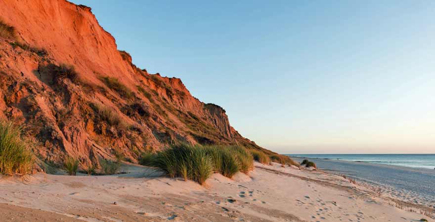 Rote Klippen auf Sylt