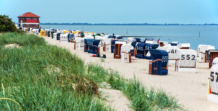 Strand an Hooksiel