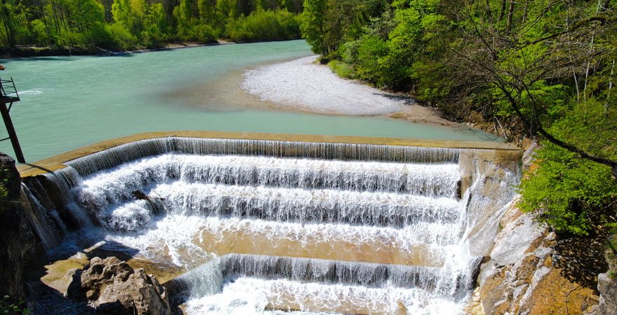 Lechfall im Allgäu