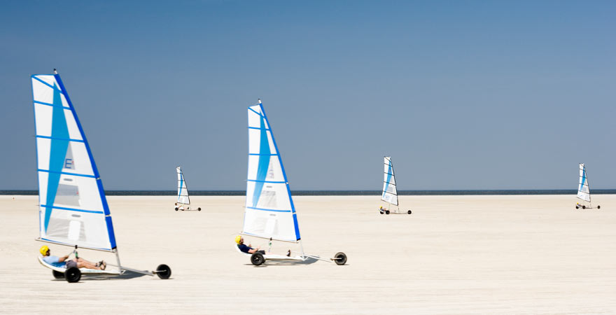 strandsegeln in Sankt Peter Ording