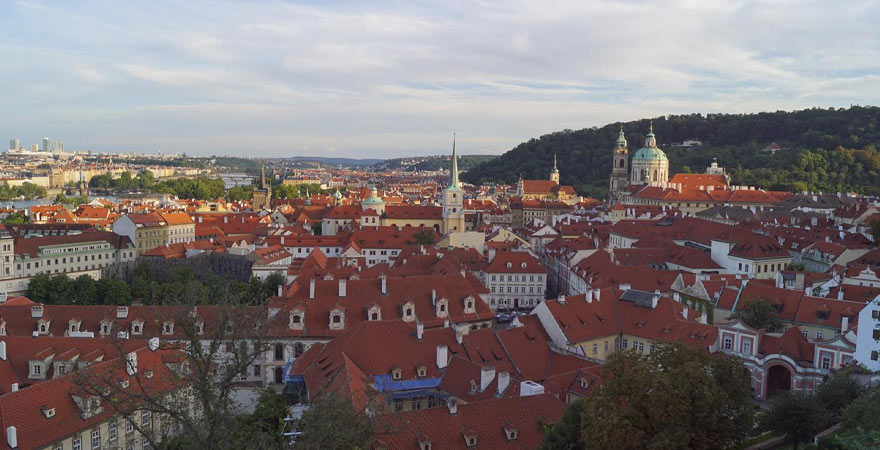 Ausblick von der Prager Burg