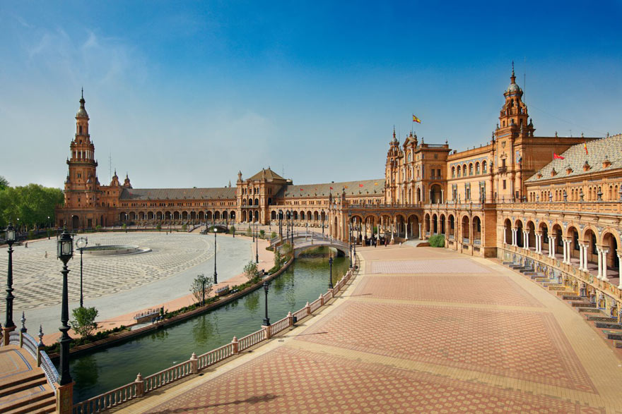 Plaza de Espana in Sevilla