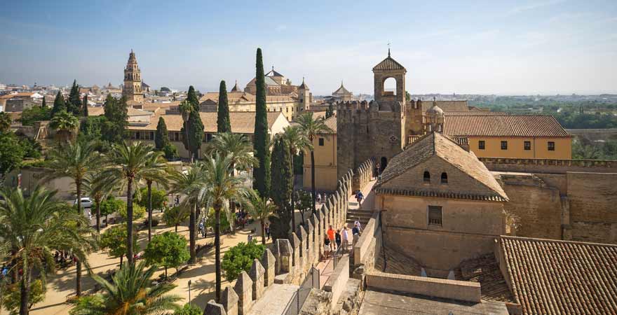 Alcazar de los Reyes Christianos in Cordoba