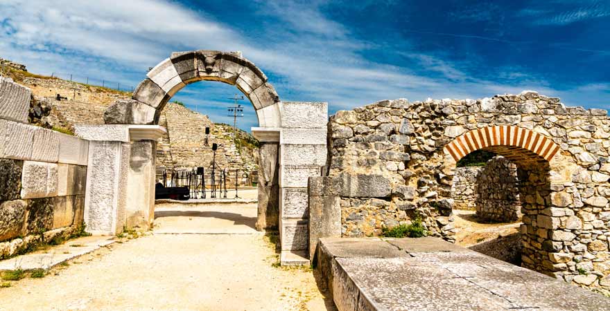 Antikes Theater von Philippi