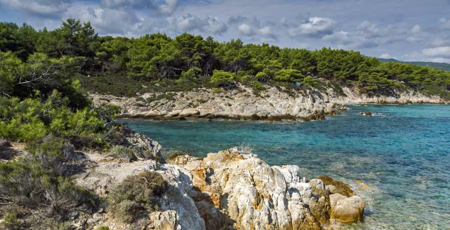 Orange Beach auf Chalkidiki