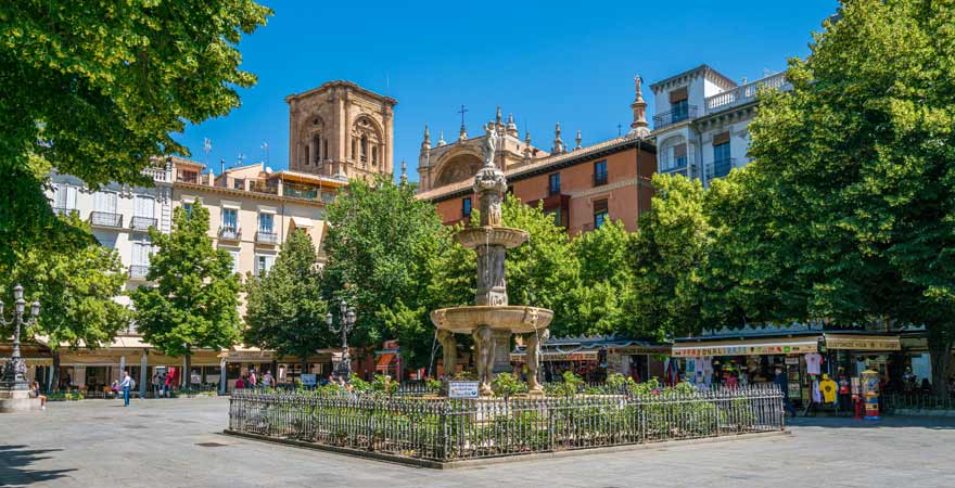 Plaza de Bib Rambla in Granada