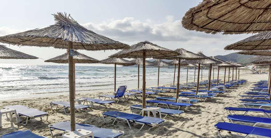 Sarti Beach in Sithonia in Chalkidiki