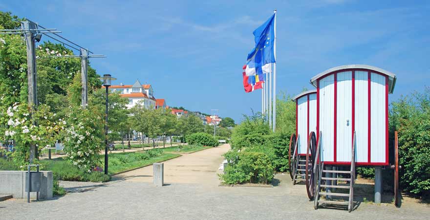 Strandpromenade auf Usedom