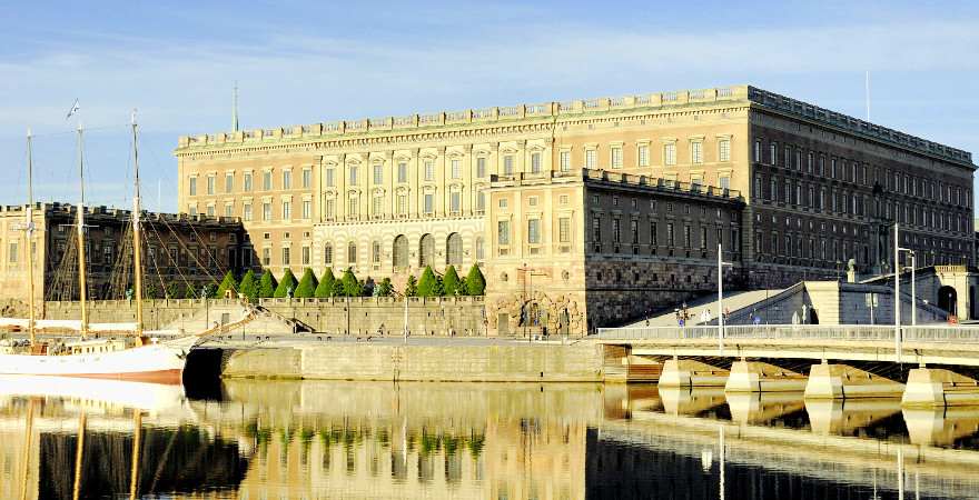 Das Stadtschloss in Stockholm