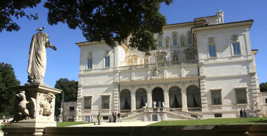 Die herrschaftliche Villa Borghese in Rom