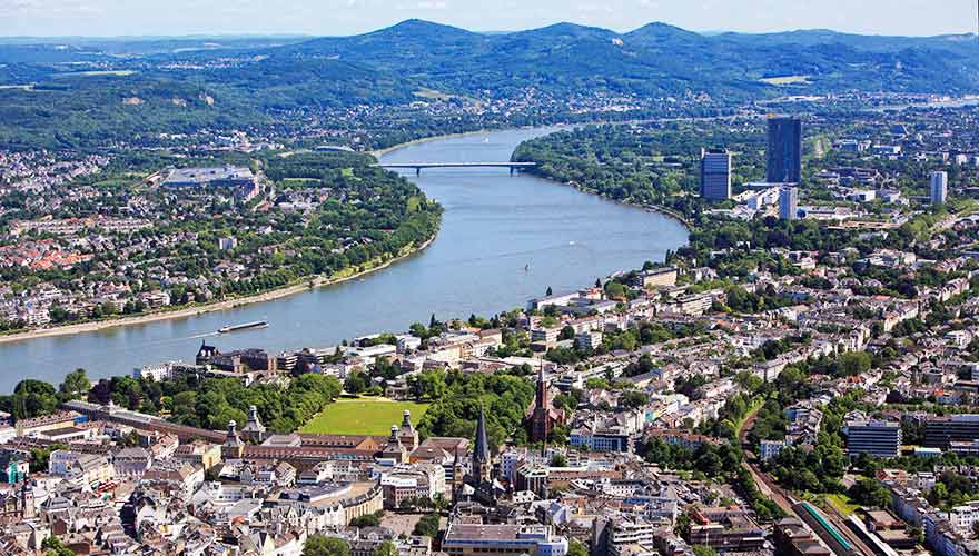 Bonn, Luftaufnahme, Stadt, Deutschland
