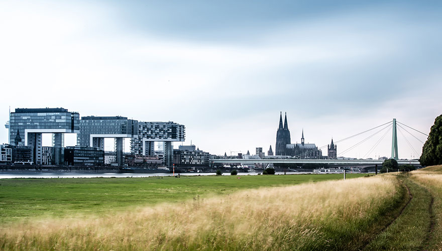 Köln, Kranhäuser, Rheinauhafen
