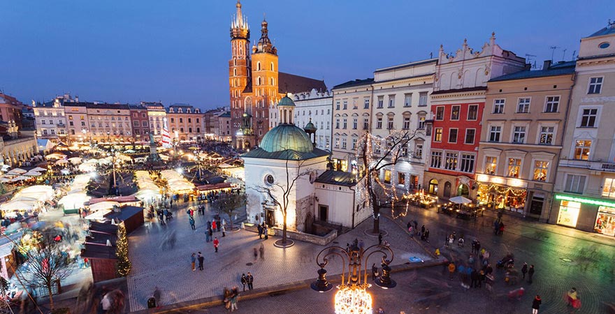 Weihnachtsmarkt Krakau