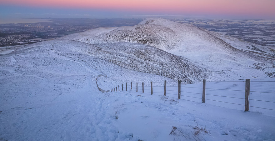 Wintery Pentland Hills