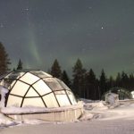 Igloo Finnland Polarlichter