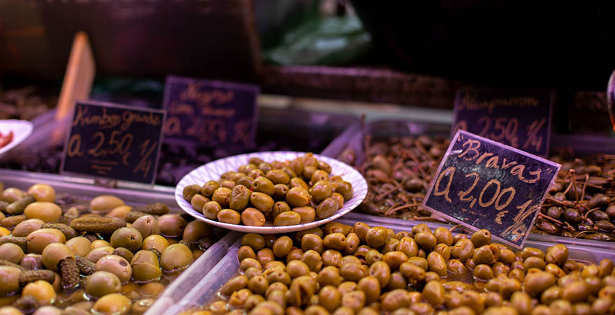 Atarazanas Markt in Malaga, Spain