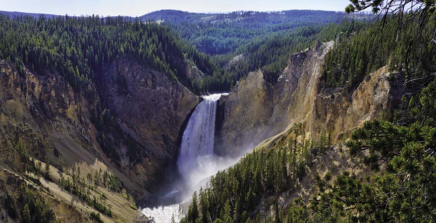 Yellowstone-Wasserfall, Yellowstone National Park