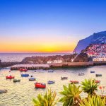 Sonnenuntergang in Camara de Lobos auf Madeira