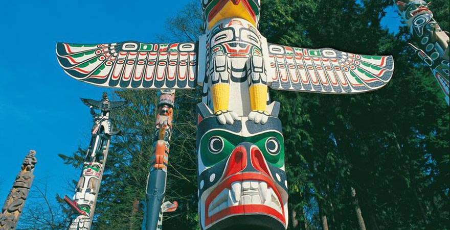 Totem Poles, Stanley Park, Vancouver